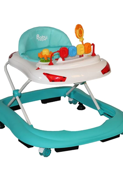 BabyHope Tobby Yürüteç Turkuaz Beyaz / Turkuaz Beyaz ürün görseli 1