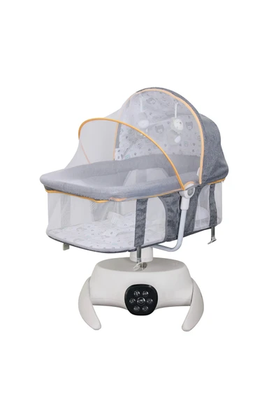 Mamma Vomero Rosy 2 in 1 Elektrikli Otomatik Sallanan Ana Kucağı / Beşik Gri ürün görseli 1