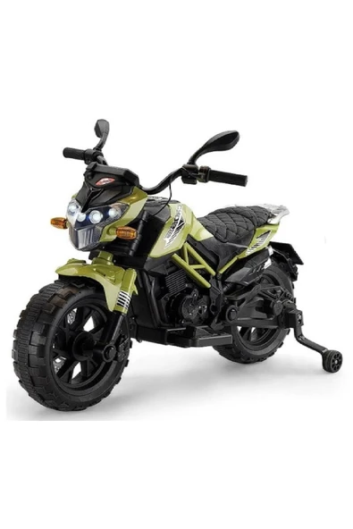 toysclub GO 0447 12 VOLT CROSS AKÜLÜ MOTOR YEŞİL ürün görseli 1