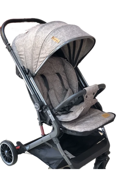 BabyHope Kabin Boy Çift Yönlü Bebek Arabası KAHVERENGİ ürün görseli 1