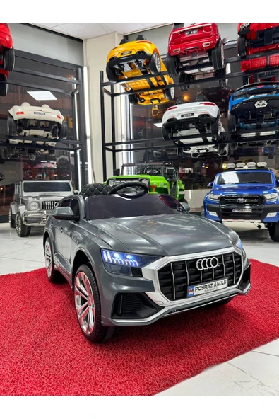 oyuncaksepeti Audi Akülü Araba 12 Volt (0-5)yaş Gri ürün görseli 1