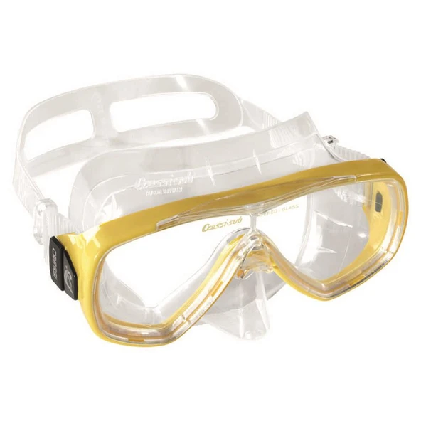 Cressi Onda Dalış Maskesi CLEAR-YELLOW ürün görseli 1
