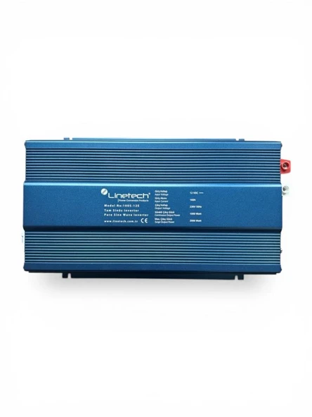 Linetech Tam Sinüs İnvertör 12V 1000W Pure Sine Wave Inverter (100S-12E) ürün görseli 1
