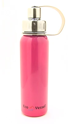 Eco Vessel Paslanmaz Çelik Vidalı Başlık Termos 0.75 Litre-PEMBE ürün görseli 1