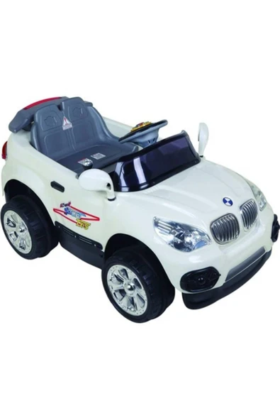 Aliş Toys Aliş Uzaktan Kumandalı Tx5 Sport Bmw Model Akülü Araba 12 Volt 12 Amper Beyaz Beyaz ürün görseli 1