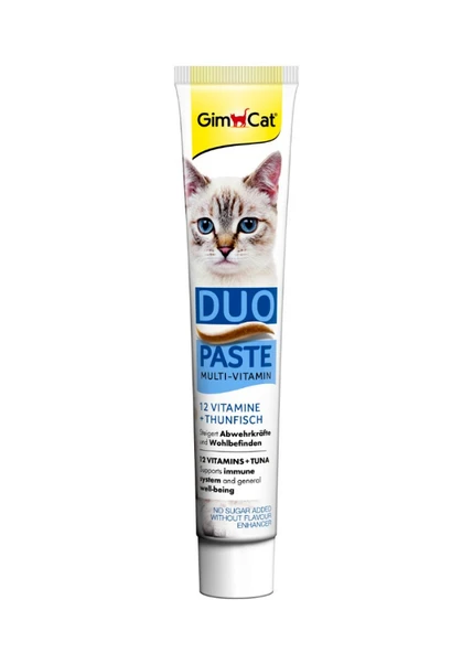 GimCat Multi-Vitamin Duo Paste Tuna 12 Vitaminli Kedi Macunu 50 Gr ürün görseli 1