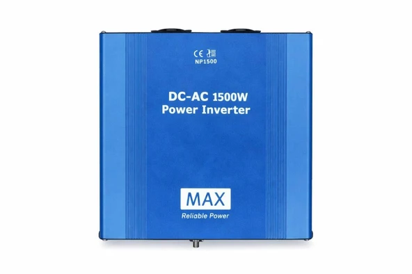 Max Tam Sinüs İnvertör 12V 1500W Pure Sine Wave Inverter (NP1500-212) ürün görseli 1