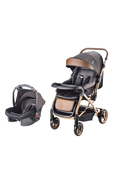 Baby Care Babycare Capron Travel Bebek Arabası Siyah Siyah ürün görseli 1