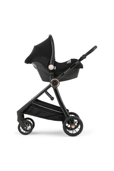 TURHAN BEBE Yeni Nesil Travel Sistem Bebek Arabası Oto Koltuklu Sallanır Taşıma Puset KAHVE ürün görseli 1