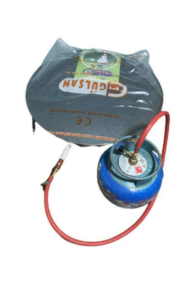 Tüplü Sac Ekmek Sacı Katmer Sacı 55 Cm Hortum Vana Setli ürün görseli 1