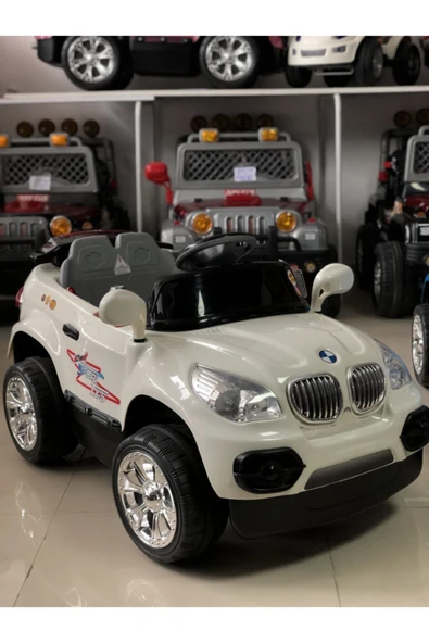 Aliş Toys Aliş Tx5 Sport 605k 12 Volt Uzaktan Kumanda & Mp3 Çalar Akülü Araba Beyaz ürün görseli 1