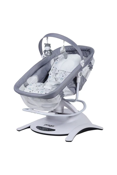 Prego Yummy Portbebeli Elektrikli Beşik 4086 Gri ürün görseli 1