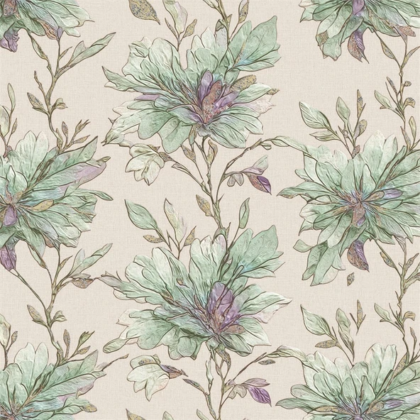 DuKa Duvar Kağıdı Flower DK.32100-2 (10 m2) ürün görseli 1