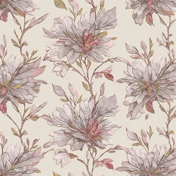 DuKa Duvar Kağıdı Flower DK.32100-3 (10 m2) ürün görseli 1