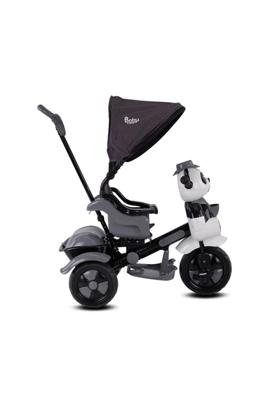 BabyHope Çocuk Araç Gereçleri 127 Little Panda Üçteker Gri GRİ ürün görseli 1