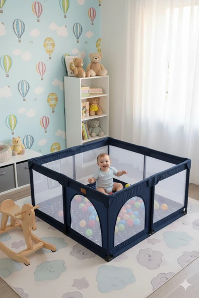 Acr Ciciko Mamma Model Galaxy Oyun Alanı Lacivert ürün görseli 1