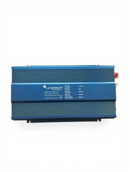 Linetech Tam Sinüs İnvertör 12V 1500W Pure Sine Wave Inverter (150S-12E) ürün görseli 1