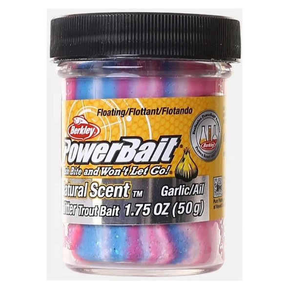 Berkley PowerBait Doğal Kokulu Glitter (Simli) Alabalık Hamuru - Captain America ürün görseli 1
