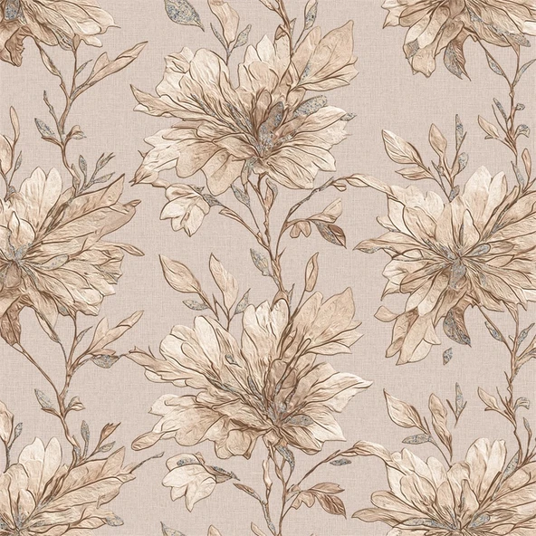DuKa Duvar Kağıdı Flower DK.32100-4 (10 m2) ürün görseli 1