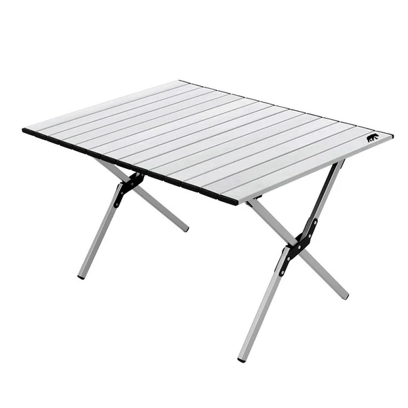 Kamp Ayısı® Large Alüminyum Katlanabilir Kamp ve Piknik Masası, Çantalı, Gri ürün görseli 1