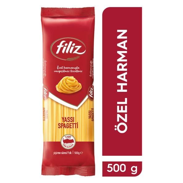 YASSI SPAGETTİ MAKARNA FİLİZ 500 GR ürün görseli 1