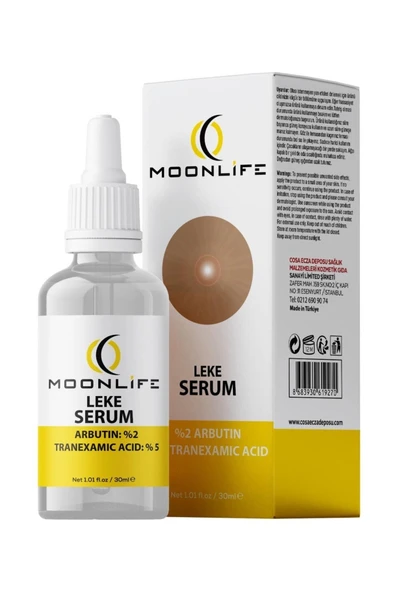 Moonlife %2 Arbutın %5 Tranexamıc Acıd Leke Serum 30 ml ürün görseli 1