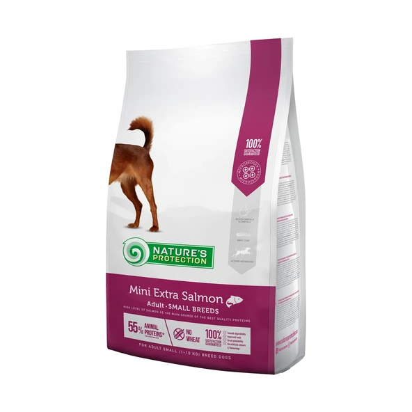 Nature's Protection Küçük Irk Ekstra Somonlu Yetişkin Köpek Maması 2kg ürün görseli 1