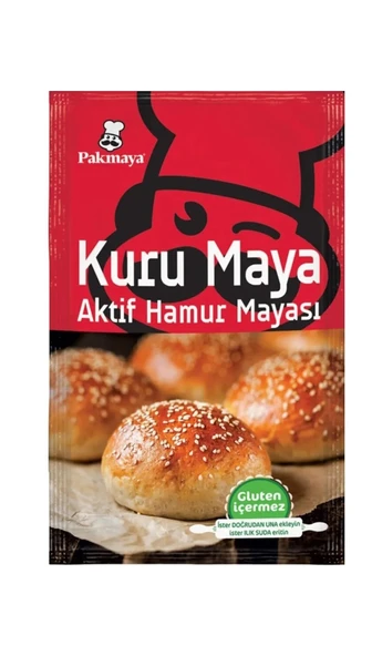 Pakmaya Kuru Maya 100 gr X 10 Adet - Resim 2