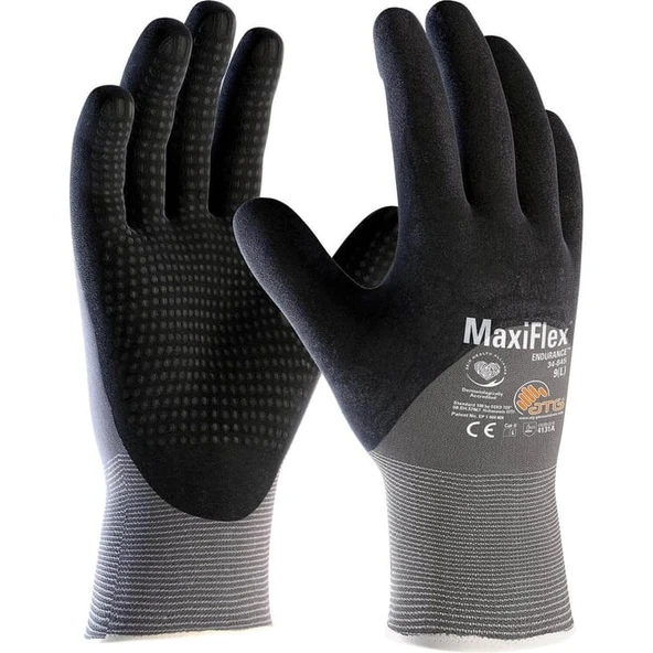 ATG MaxiFlex® Endurance™ 34-845 Dotlu Mekanik İş Eldiveni Takımı No:8 ürün görseli 1