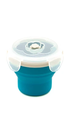Eco Vessel Smashbox Snacker Katlanır Bardak-MAVİ ürün görseli 1