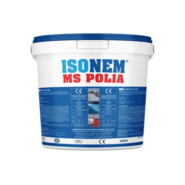ISONEM MS POLIA Likid Polia Polimer Bazlı Su Yalıtımı Boyası 5 Kg ürün görseli 1