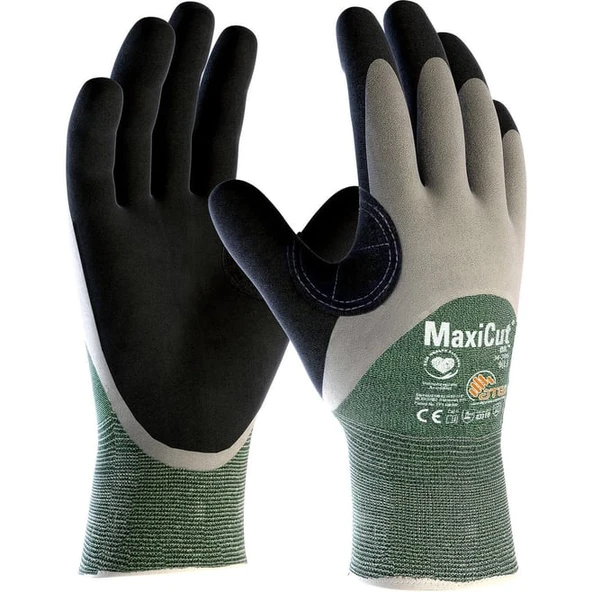 ATG MaxiCut® Oil™ 34-305 Yağlı ve Islak Ortamlar İçin Kesilme Dirençli İş Eldiveni Takım No:10 ürün görseli 1