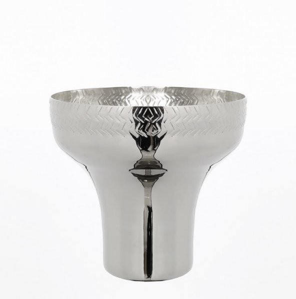 Vitale Desenli Orta Dekoratif Obje Silver 27X25CM AK.JA0046 ürün görseli 1