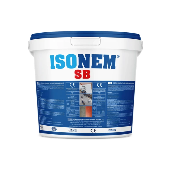 ISONEM SB Özel Mineral Dolgulu Su Yalıtım Malzemesi 18 Kg ürün görseli 1