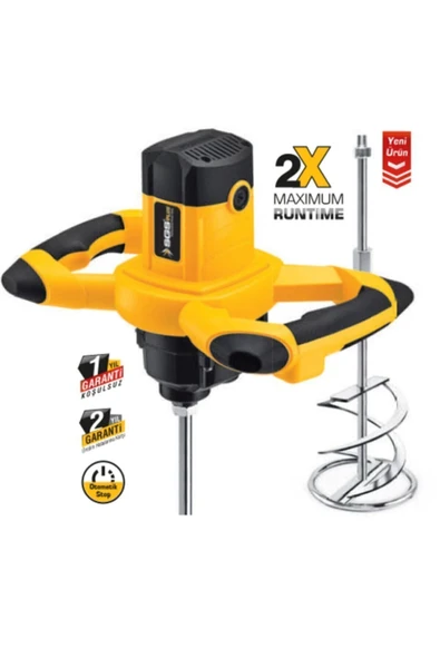 SGS Profesyonel Karıştırıcı Mixer 1600 W Boya Ve Harç Karıştırıcı SGS-5099 ürün görseli 1
