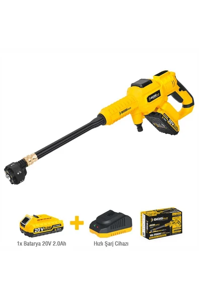 SGS Plus Akülü Basınçlı Yıkama Makinesi Seti 30 bar 435 PSI 2.0 Ah SGS-5410 ürün görseli 1