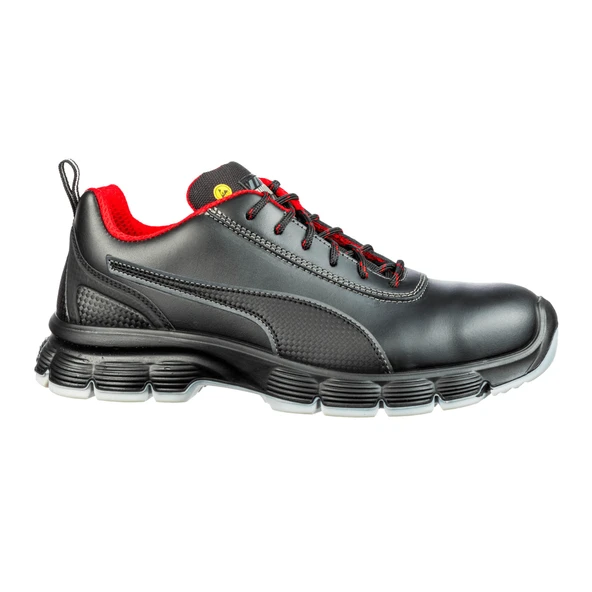 Puma Safety Condor Low Siyah Çelik Burunlu Nubuk Deri İş Ayakkabısı S3 SRC ESD 40 Numara ürün görseli 1