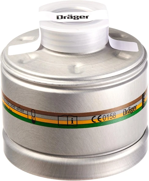 Drager X-plore 940 Rd40 Filtre Kartuşu – Gaz ve Buhar Koruma Filtreleri A2 A2B2 A2B2E2K1 ürün görseli 1