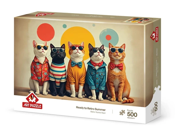 Art Puzzle Retro Yazına Hazır 500 Parça 40510 ürün görseli 1