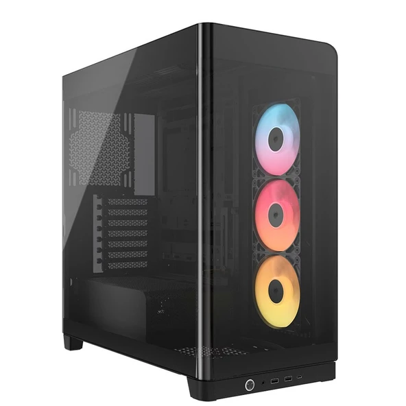 CORSAIR FRAME 4500X RS-R ARGB Fanlı Panoramik Camlı Mid-Tower CC-9011314-WW Bilgisayar Kasası ürün görseli 1
