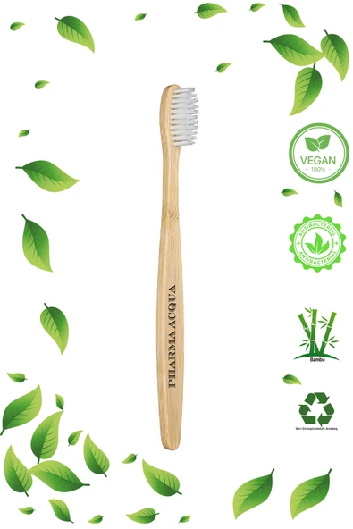 Pharma Acqua Beyaz Bambu Diş Fırçası ürün görseli 1