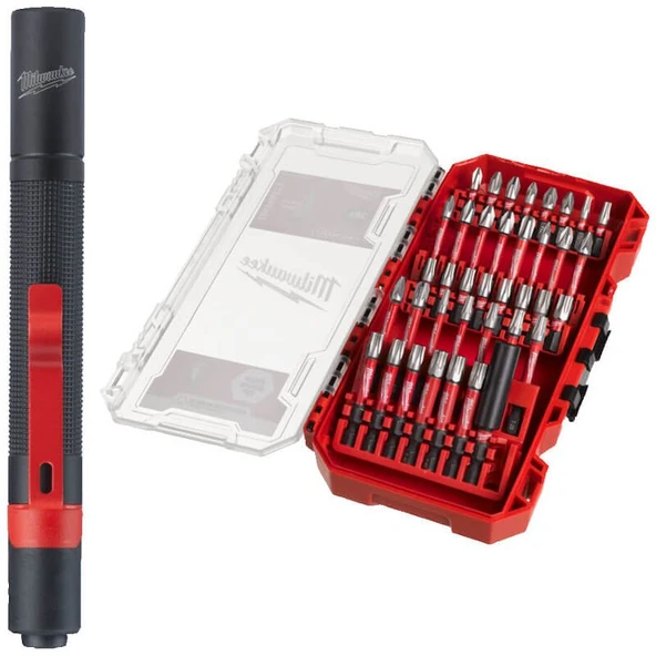 Milwaukee Bits Uç Set 39 Parça Led Fener 4932860932 ürün görseli 1