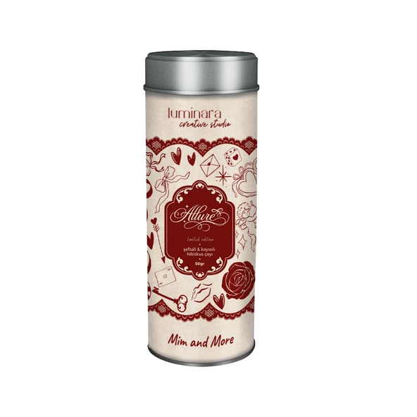 Luminara Studio x Allure Tea - Kayısı & Şeftali Hibiskus Çayı, 50 gr ürün görseli 1