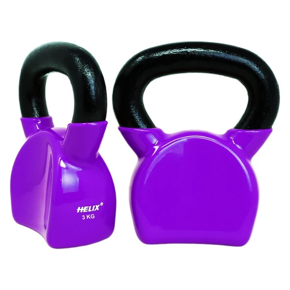 Helix Kettlebell Vinil KB-3 3kg ürün görseli 1
