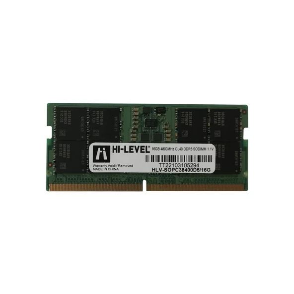 Hi-Level 16GB 4800MHZ Ddr5 Sodimm Kutulu (HLV-SOPC38400D5/16G) ürün görseli 1