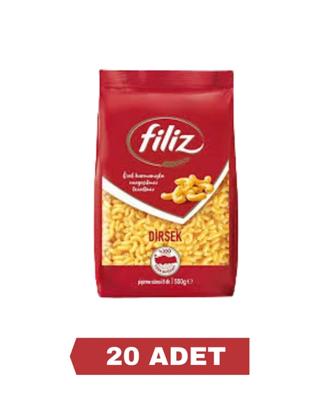 FİLİZ 500GR DİRSEK MAKARNA 20 ADET 1 KOLİ ürün görseli 1