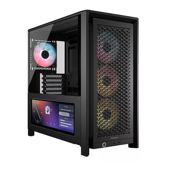 CORSAIR FRAME 4000D LCD RS ARGB Fanlı LCD Ekranlı Mid-Tower CC-9011326-WW Bilgisayar Kasası ürün görseli 1