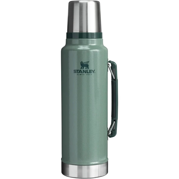 Stanley 10-11347-119 Klasik Vakumlu 1.4 Litre Çelik Termos - Yeşil ürün görseli 1