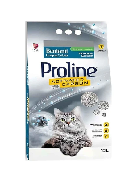 Proline Aktif Karbonlu Kedi Kumu 10 Lt ürün görseli 1