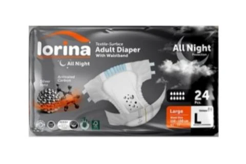 Lorina All Night Hasta Bezi Large 24’lü ürün görseli 1